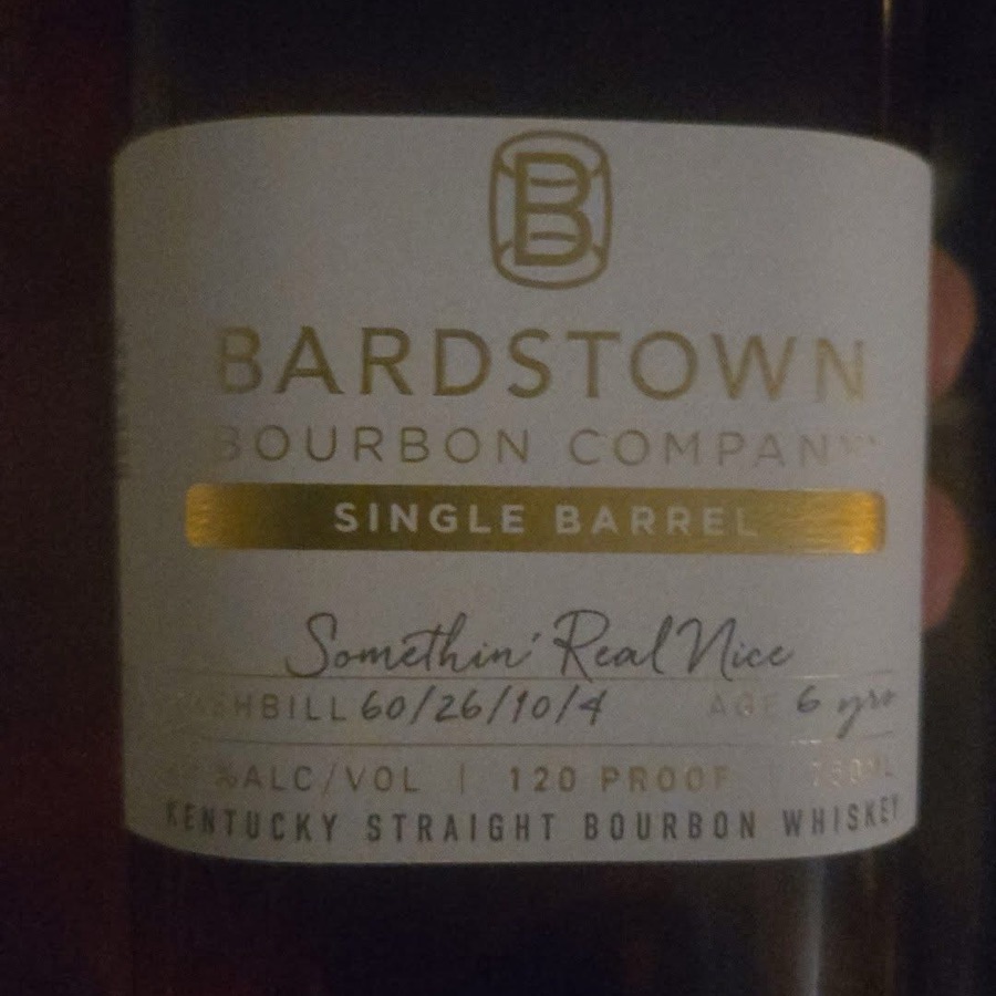 Bardstown Single Barrel- Somethin' Real Nice
