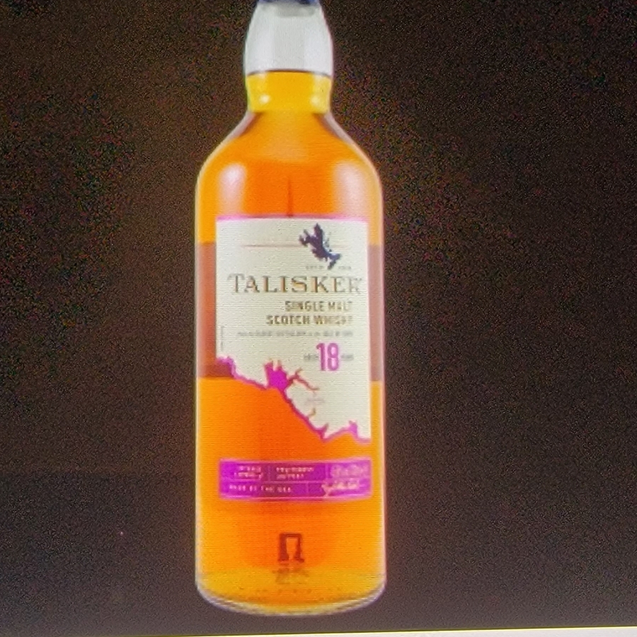 Talisker Single Malt Scotch Whiskey 18 yr