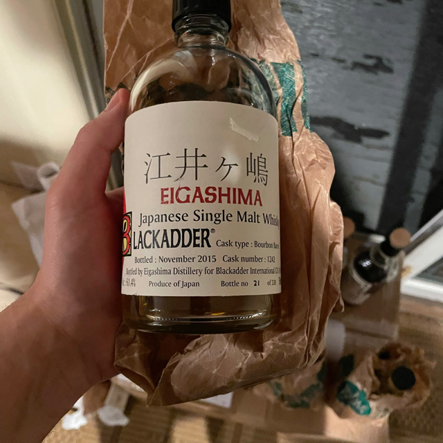 Blackadder 2015 Eigashima Bourbon Barrell Cask 1242