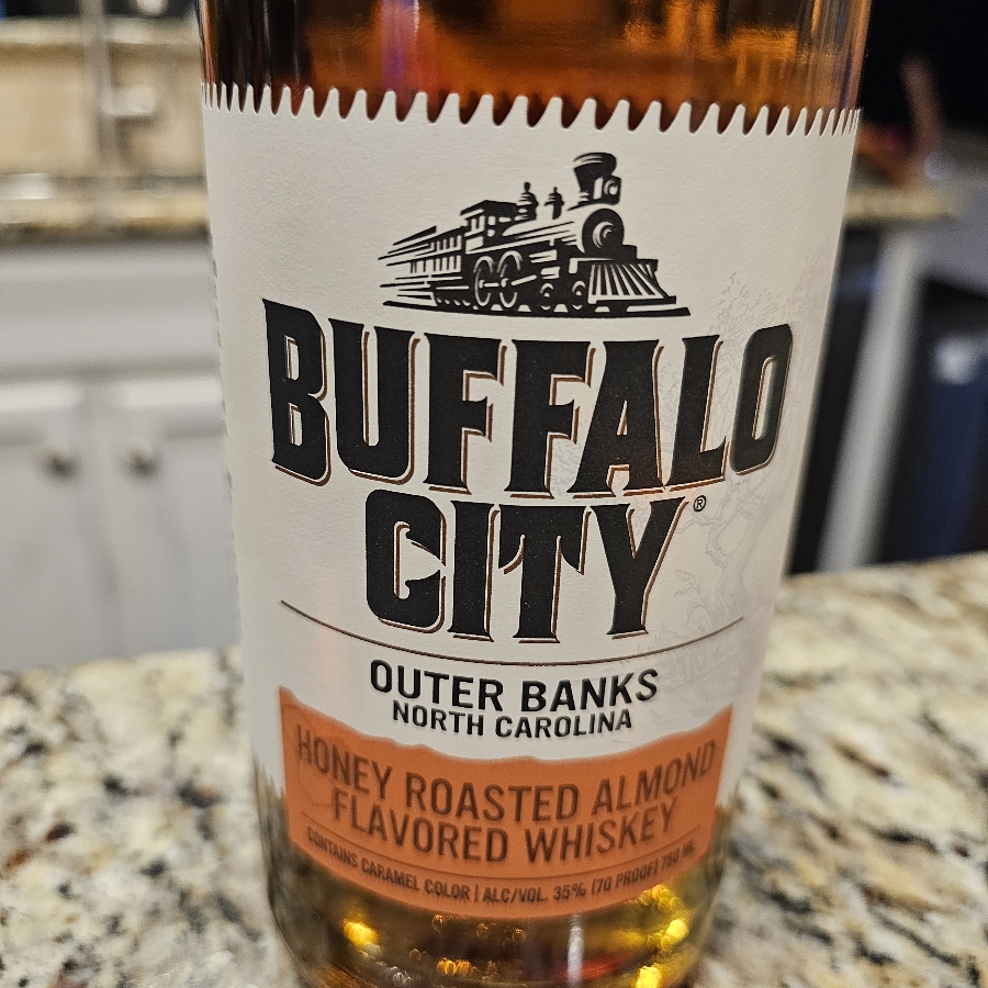 Buffalo City Honey Roasted Almond Flavored Whiskey
