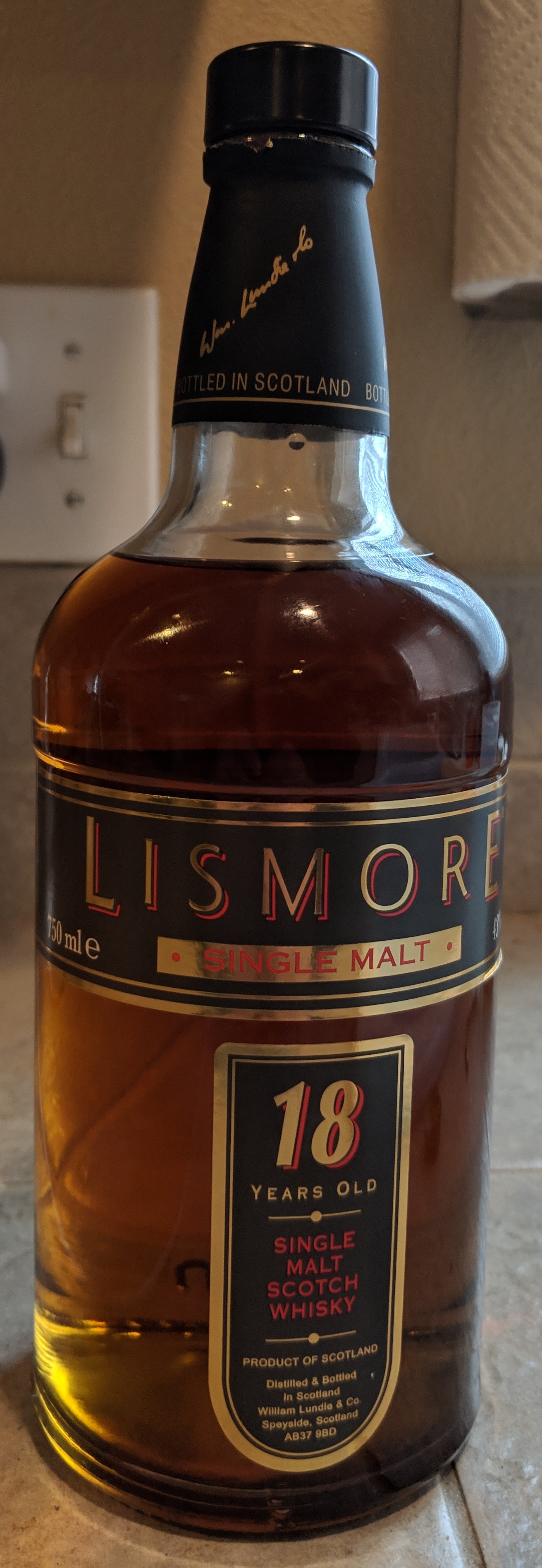 Lismore 18 Year