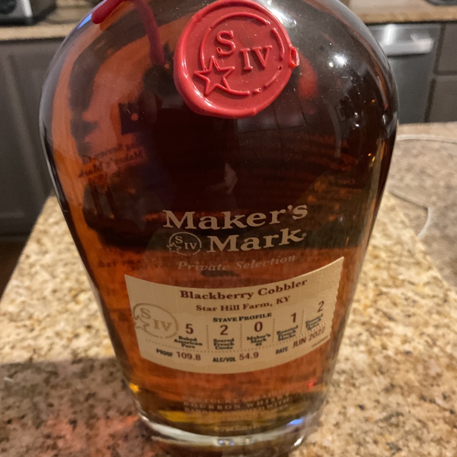 Maker's Mark Private Selection - Blackberry Cobbler
