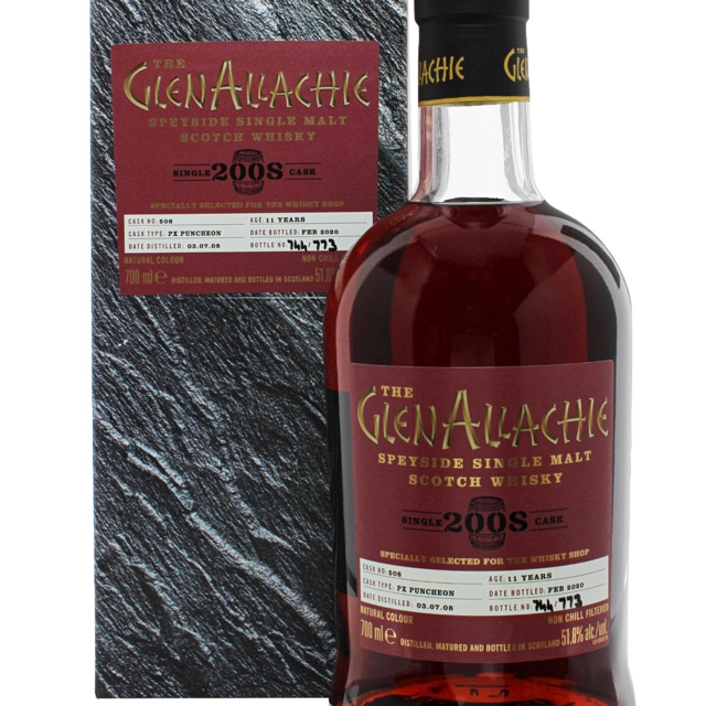 Glenallachie 2008 Single Cask 11 Year Old