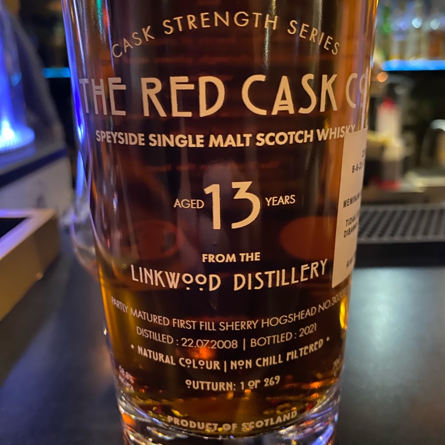 The Red Cask Co Linkwood 13y 2008-2021 bottle