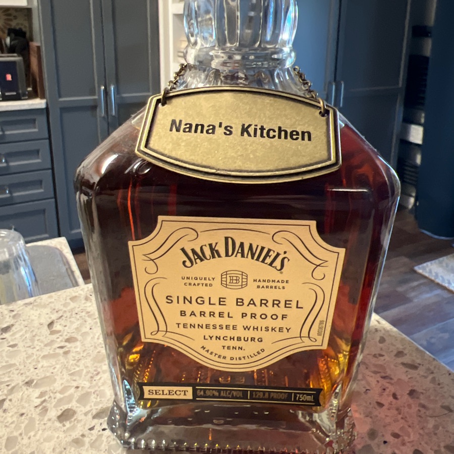 Jack Daniel's Single Barrel
Barrel Proof
Nana's Kitchen Barrel Pick