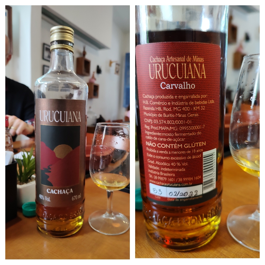 CACHAÇA URUCUIANA CARVALHO