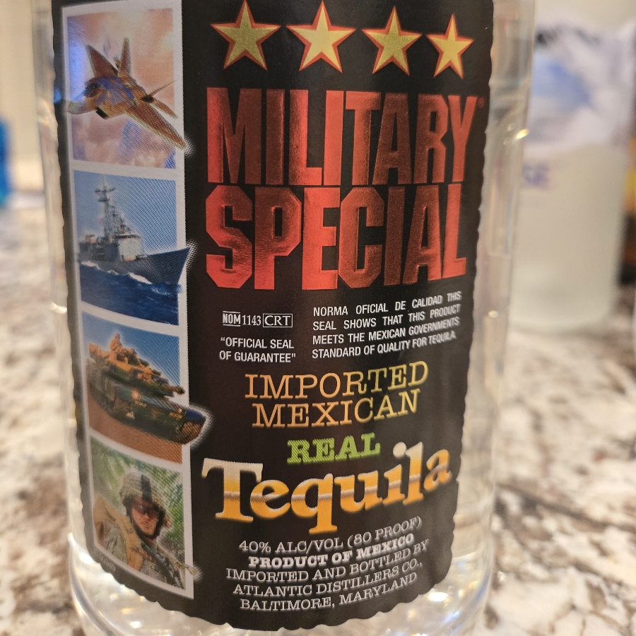 military special real tequila