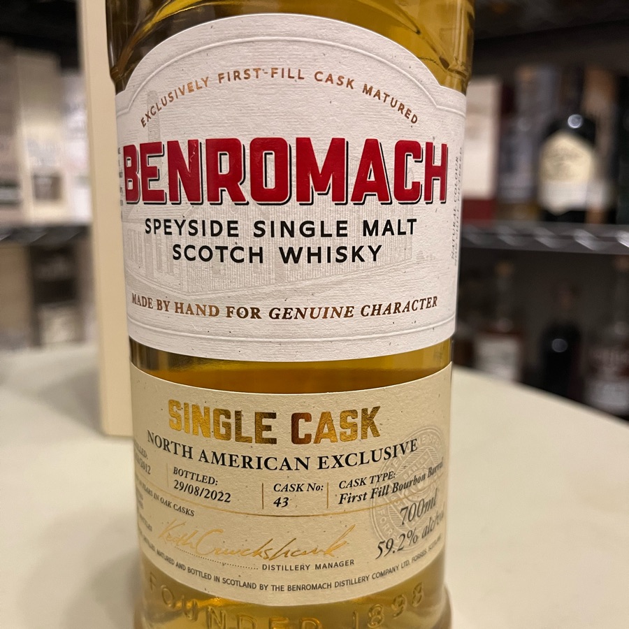 Benromach Single Cask #43 (North American Exclusive)