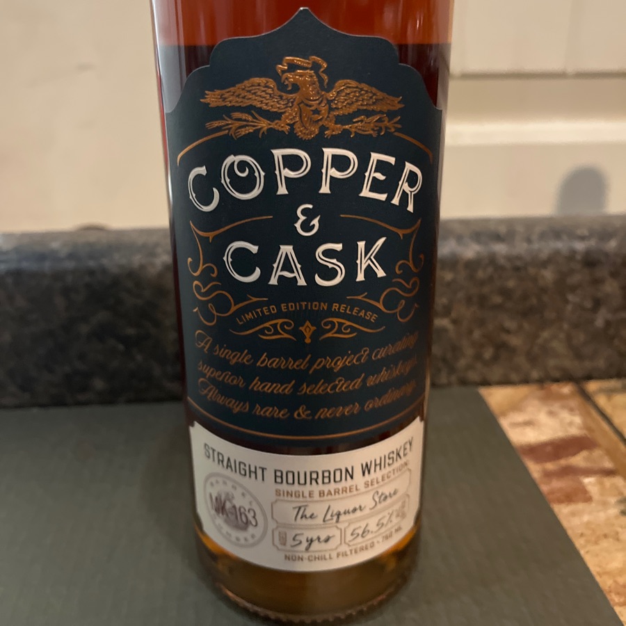 Copper & Cask Straight Bourbon Whiskey