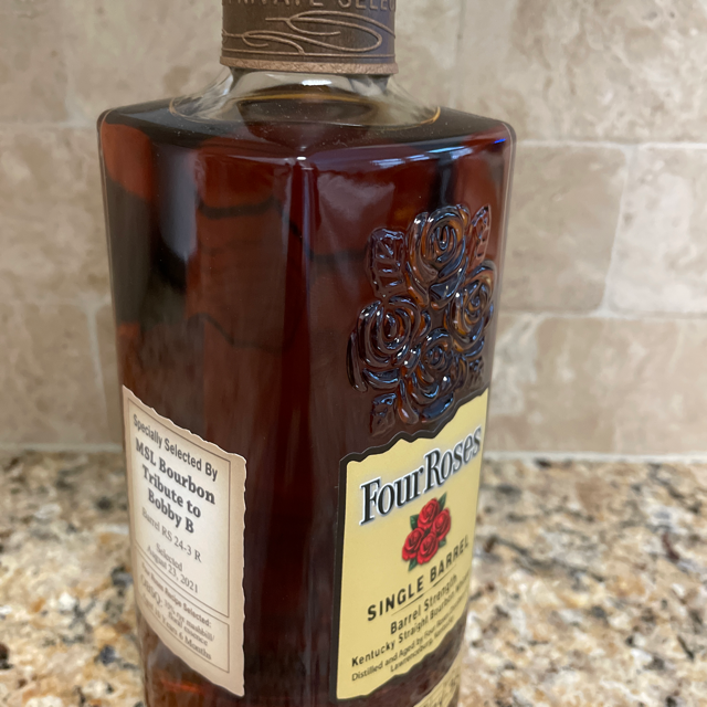 Four Roses Single Barrel Barrel Strength Bobby B Tribute
