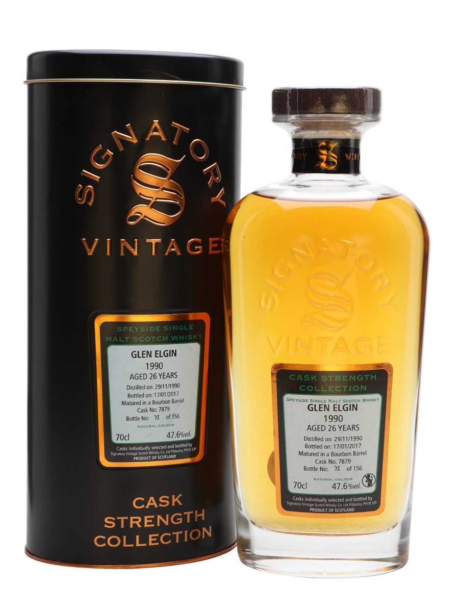 Glen Elgin 1990 26 Year Cask Strength Collection (Signatory)