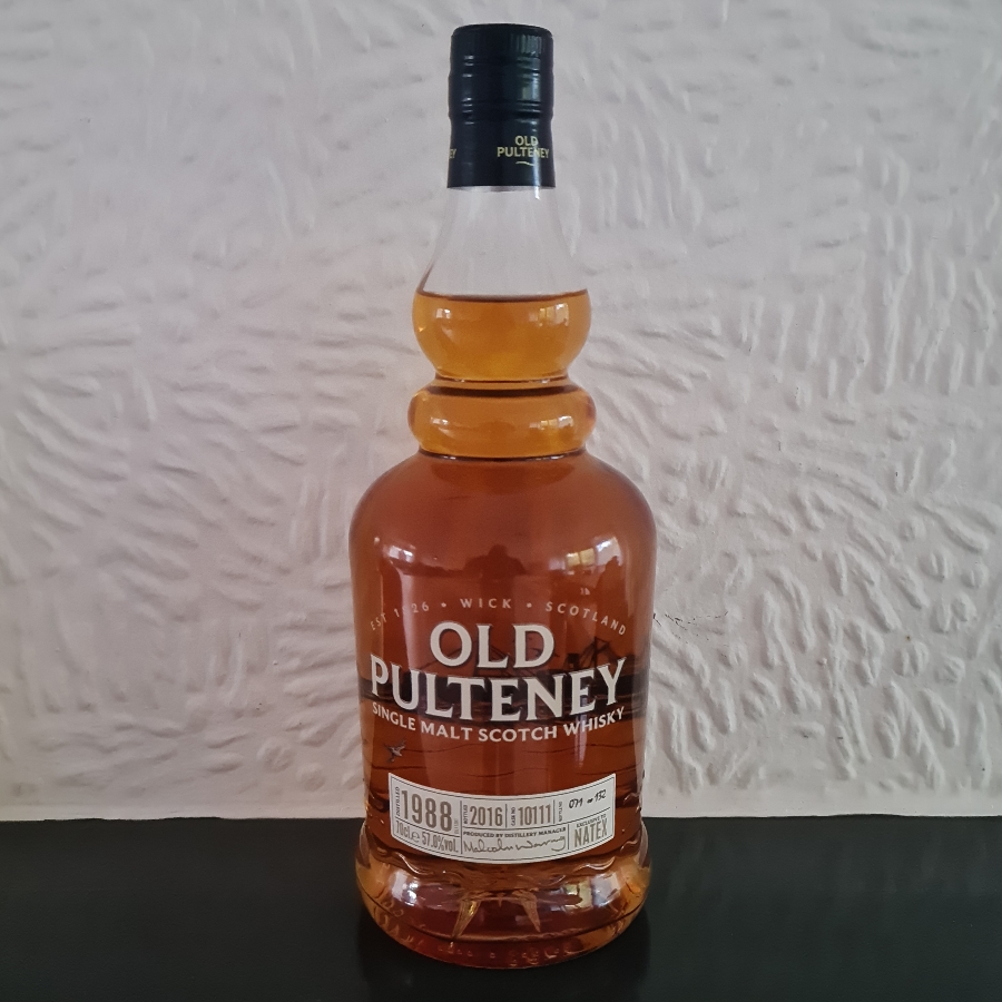 Old Pulteney single malt scotch 1988