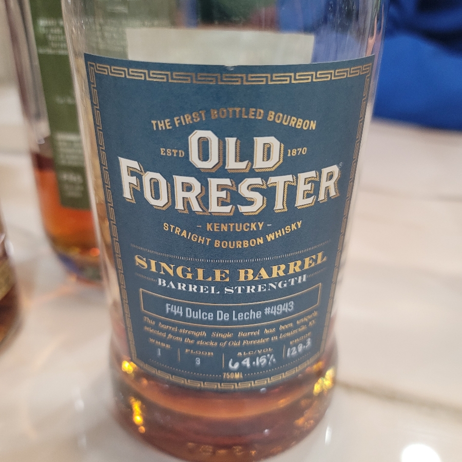 Old Forester Single Barrel Barrel Strength F44 Dulce de Leche