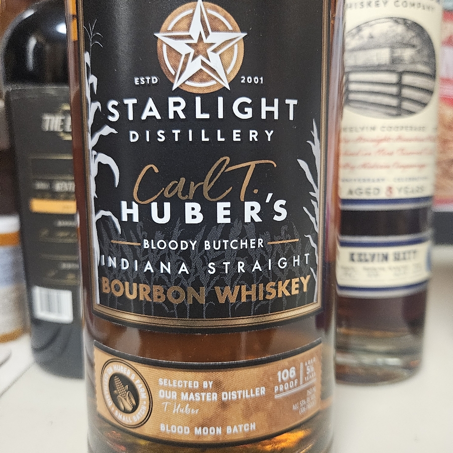 Starlight Carl T. Huber's bloody butcher bourbon