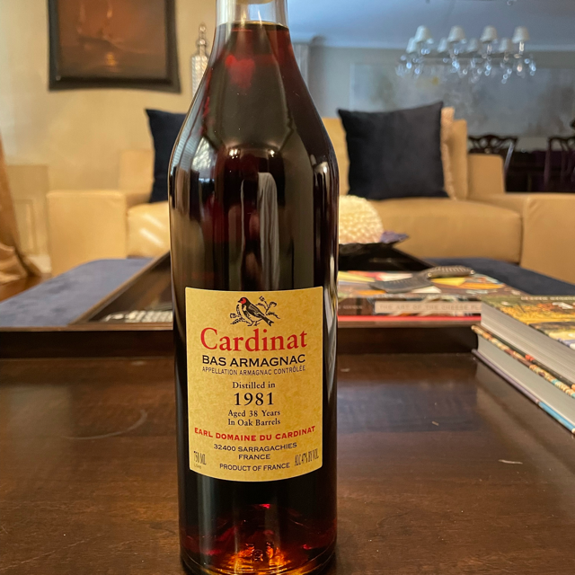 Earl Domain Du Cardinat 1981 38 Year Bas Armagnac