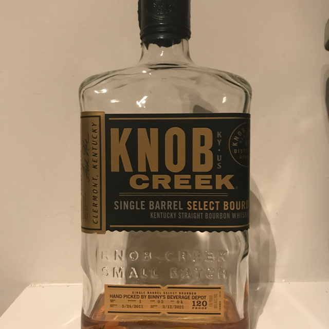Knob Creek Single Barrel Select Bourbon - W1,F5,R4 - Binnys 2021