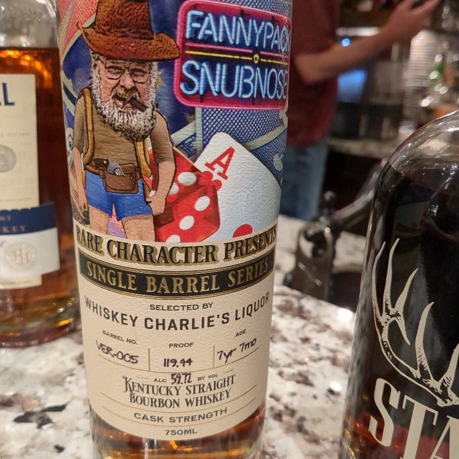 fannypack snubnose rare Character whiskey charlies