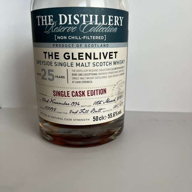 Glenlivet 1994 25 Year The Distillery Reserve Collection