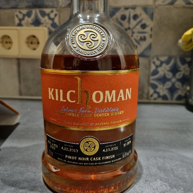 Kilchoman pinot noir cask finish
