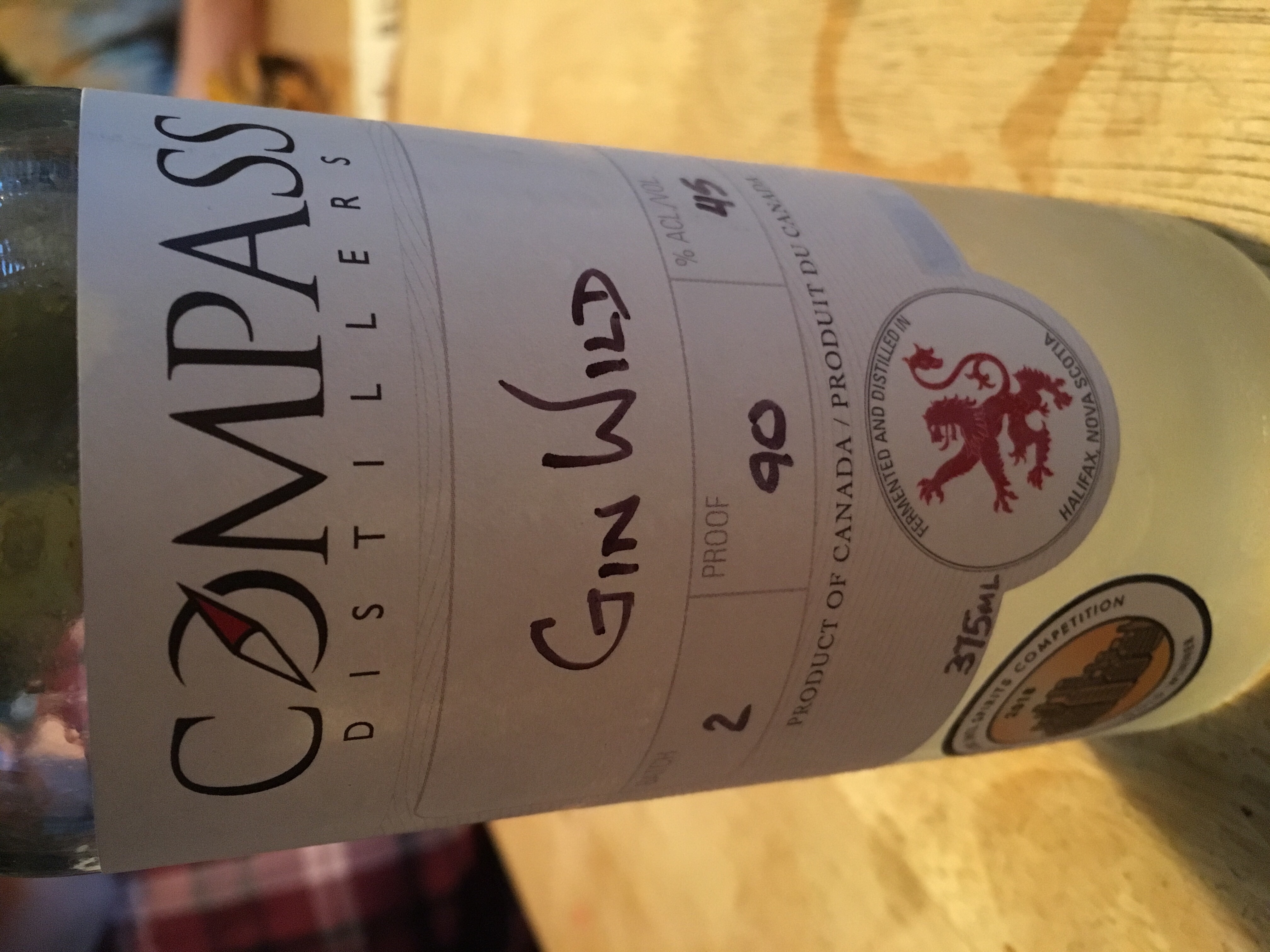 Compass Distillers Gin Wild