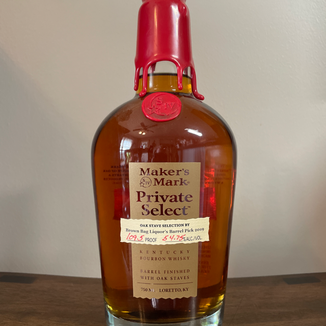 Maker's Mark Private Select (Brown Bag Liquor's Barrel Pick 2019)