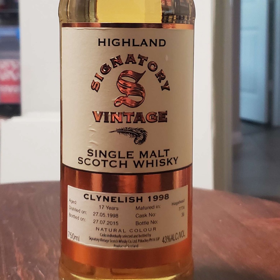 Clynelish 1998 17 Years (Signatory Vintage)