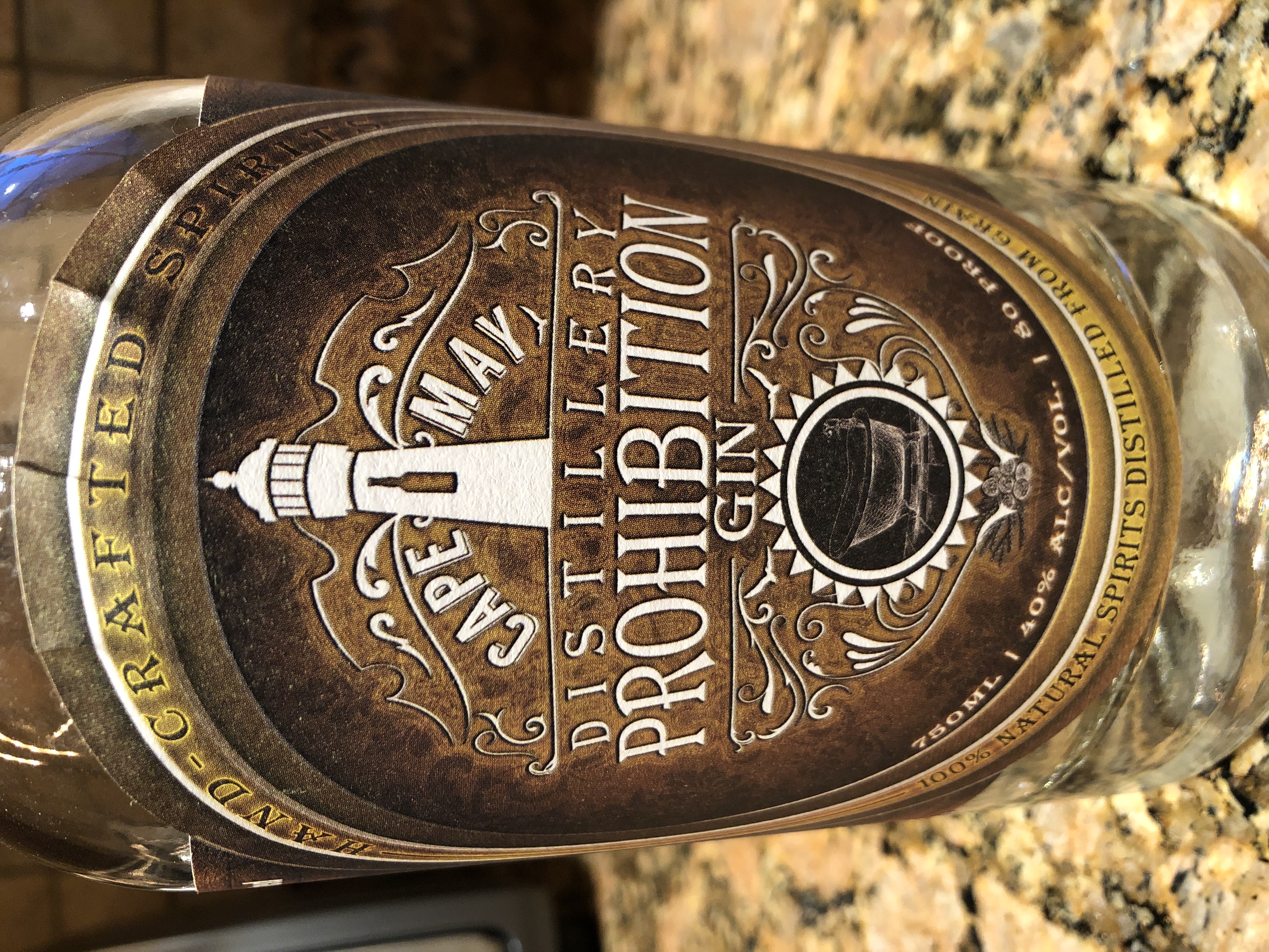 Cape May Distillery Prohibition Gin