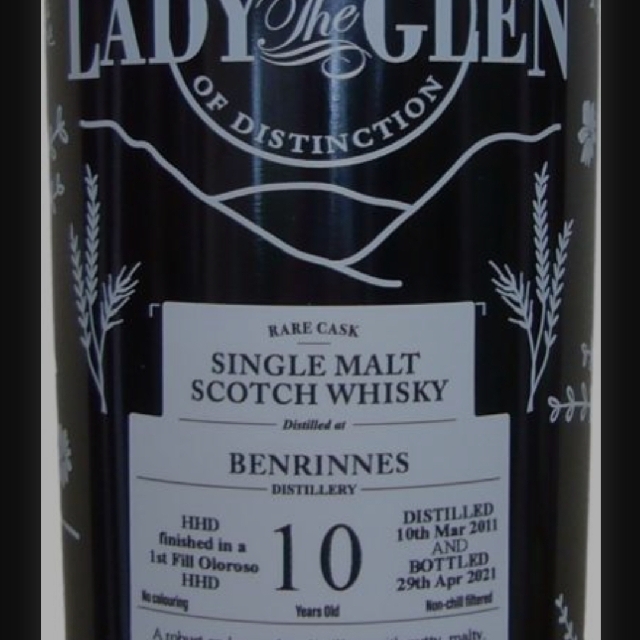 Benrinnes 2011/10Y Lady of the Glen