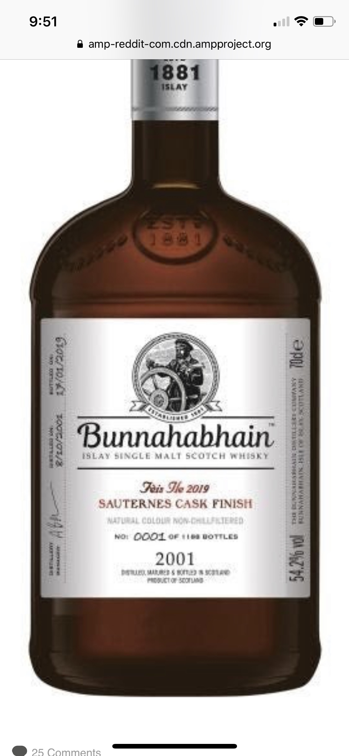Bunnahabhain 17 Year Sauternes Cask Finish (Fèis Ìle 2019)