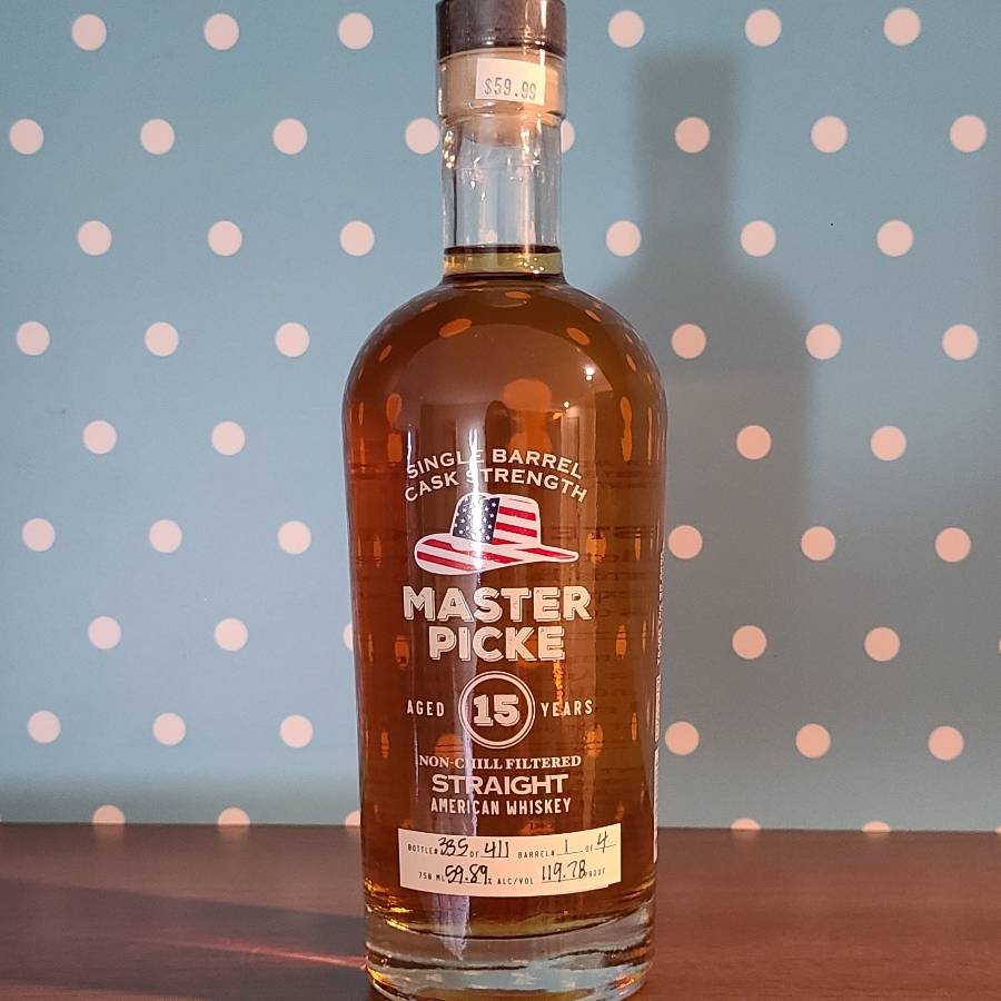 Master Picke Cask Strength Single Barrel Whiskey