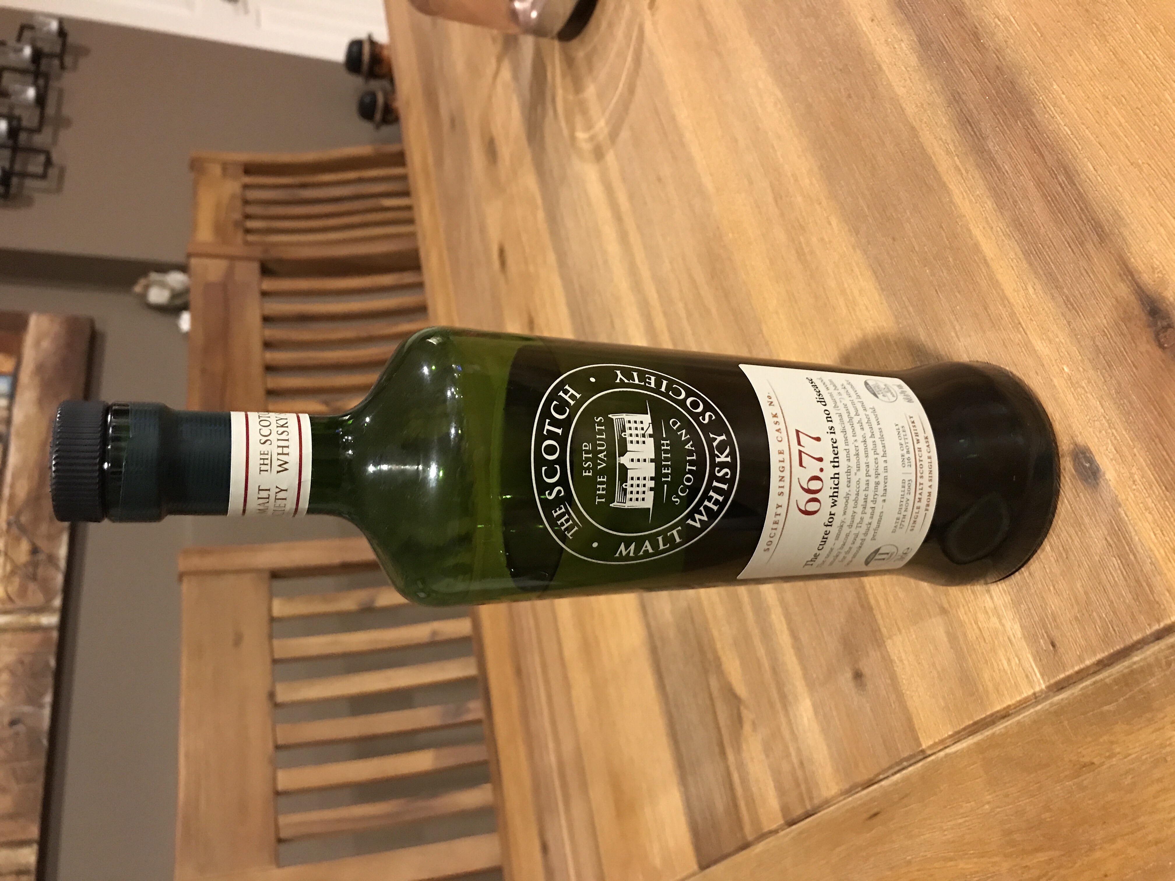 The cure for which there is no disease 66.77 (SMWS)