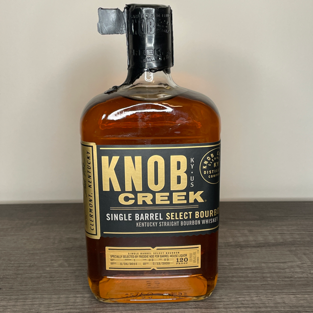 Knob Creek Single Barrel Select Bourbon (Freddie Noe for Barrel House Liquor, 7/13/2020)