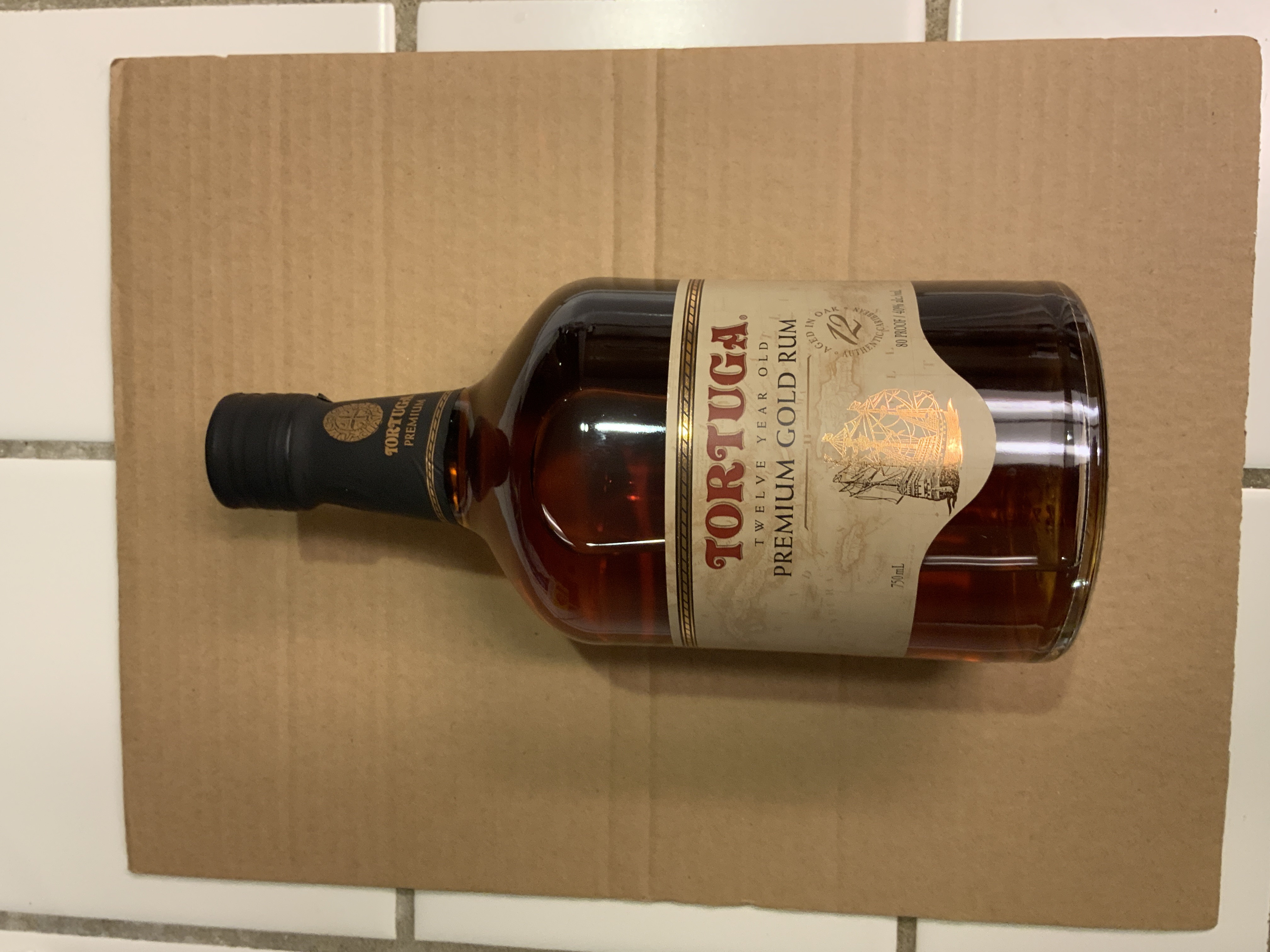 Tortuga Twelve Year Old Premium Gold Rum