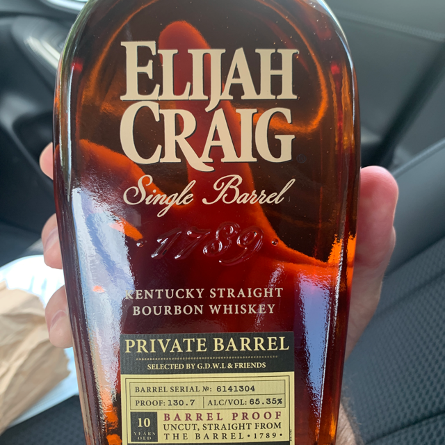 Elijah Craig Single Barrel Private Barrel George's store pick