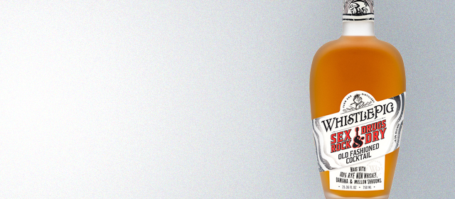 Whistlepig Sex, Drugs, Rock & Dry Old Fashioned Cocktail