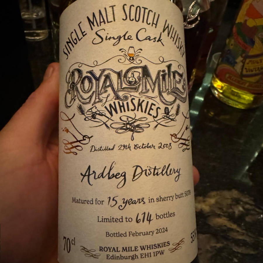 Ardbeg 15yo Single Cask by Royal Mile Whiskies