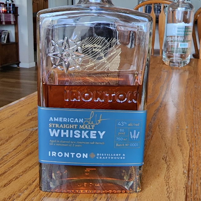 Ironton American Straight Malt Whiskey
