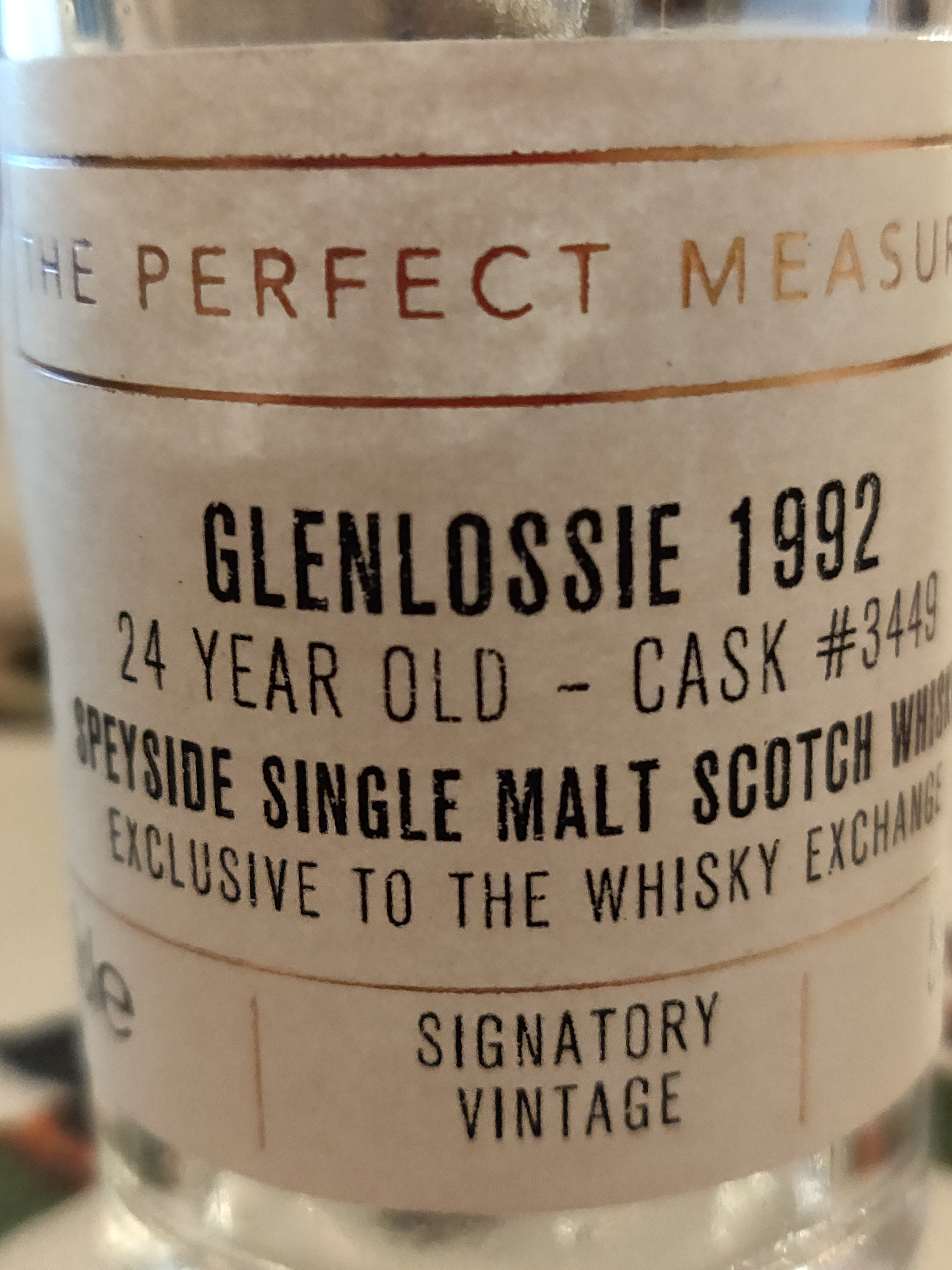 Glenlossie 1992 24 Year Cask #3449 Un-Chillfiltered Collection (Signatory) TWE Exclusive