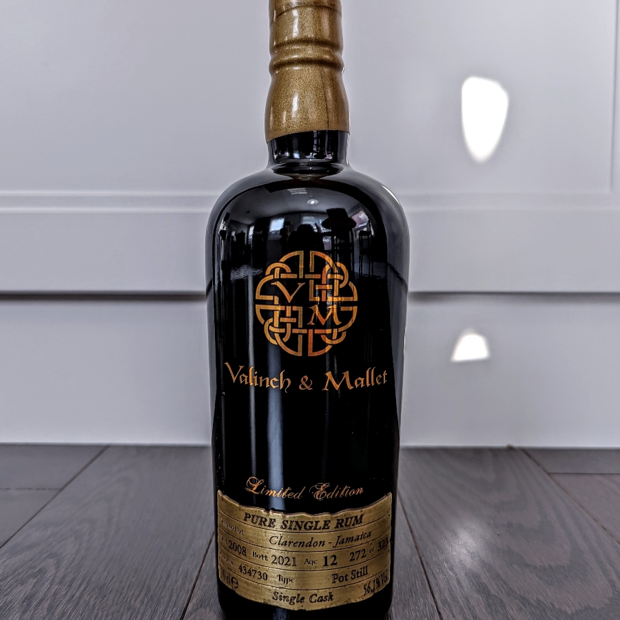 Valinch & Mallet Clarendon 2008 12 Year Jamaican Rum