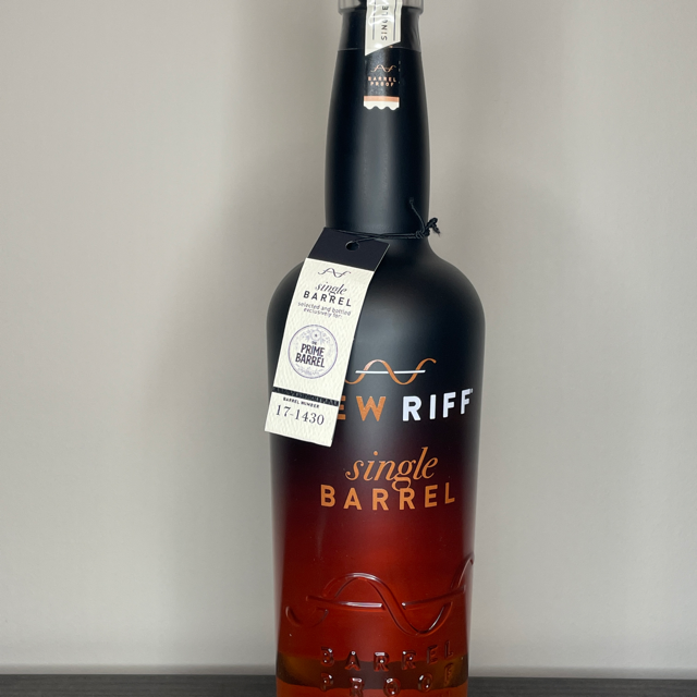New Riff Single Barrel Barrel Proof Bourbon (The Prime Barrel)