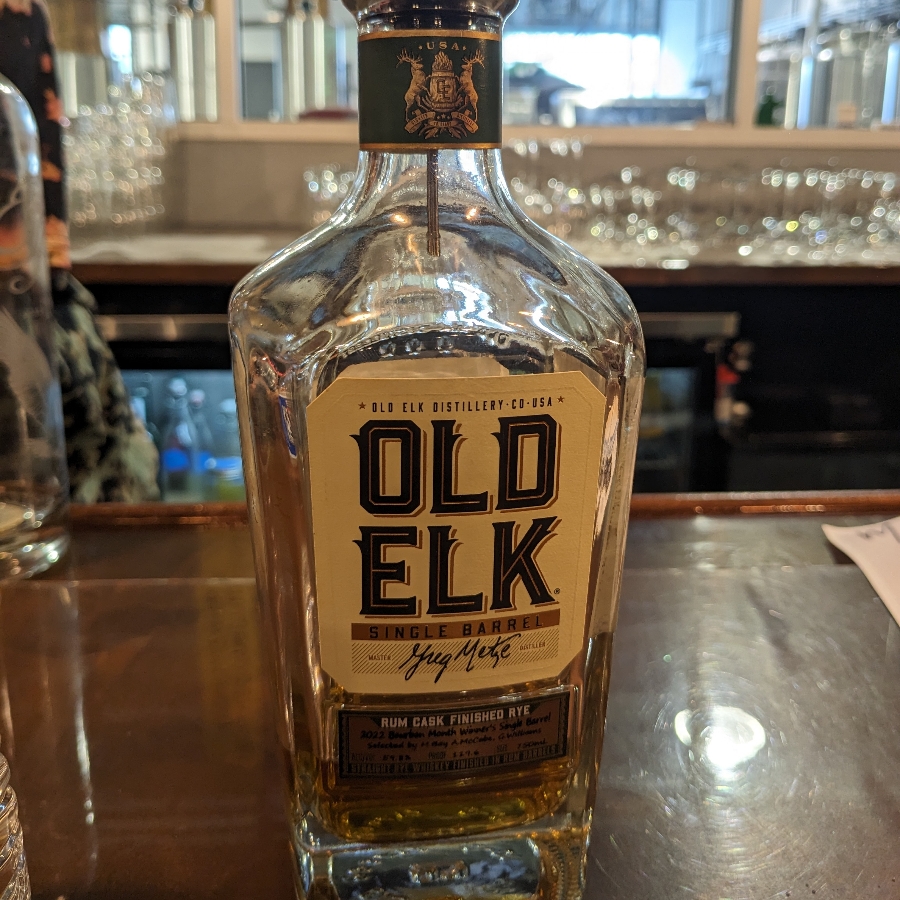 Old Elk Cask Strength Rye (Single Barrel)