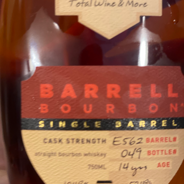 Barrell Bourbon E562 -Total Wine Pick