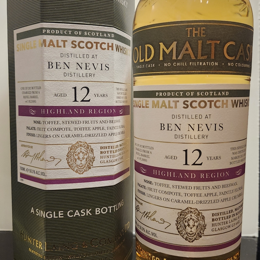 Ben Nevis 12 years old Hunter Laing Old Malt Cask