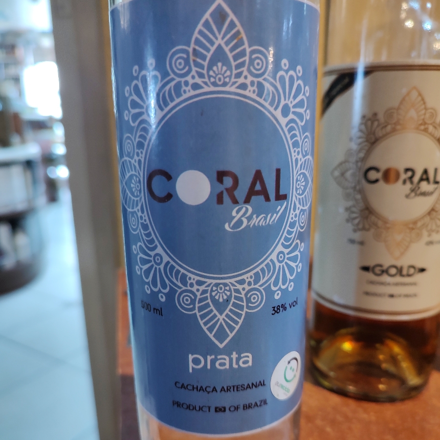 CACHAÇA CORAL PRATA