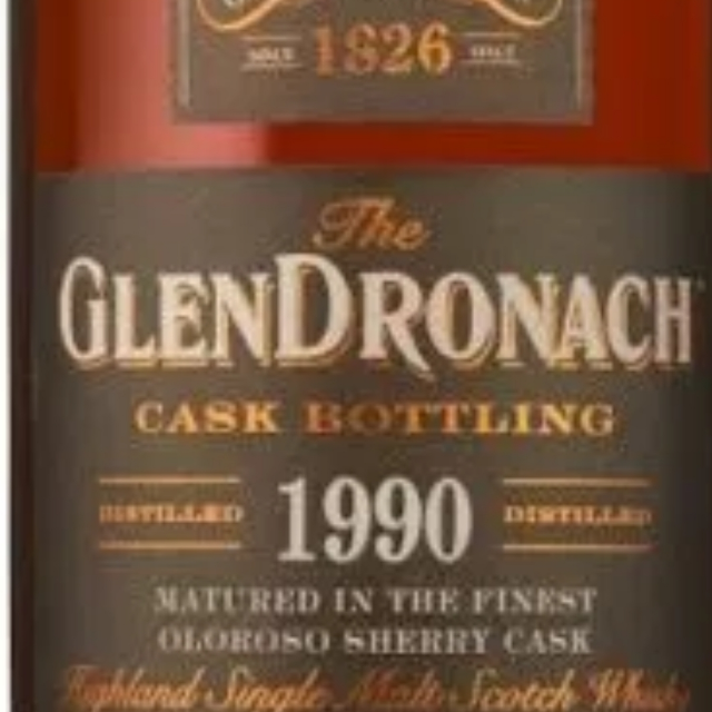 GlenDronach 28yo 1990 #2623 Oloroso Butt