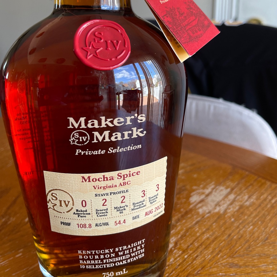 Maker's Mark Private Selection- VABC Mocha Spice