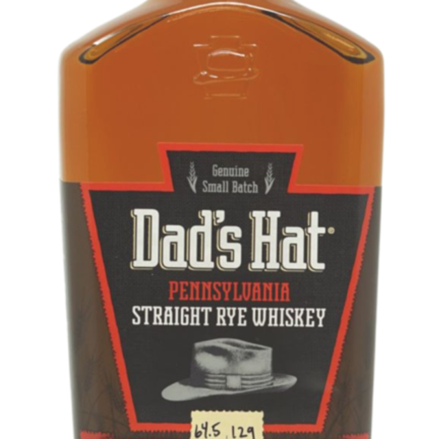 Dad's Hat Pennsylvania Rye Single Barrel Cask Strength Whiskey #8 129 Proof - Selected by Seelbach's