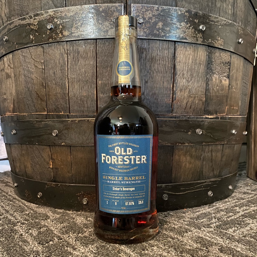 Old Forester Single Barrel Barrel Strength (Sinkers)