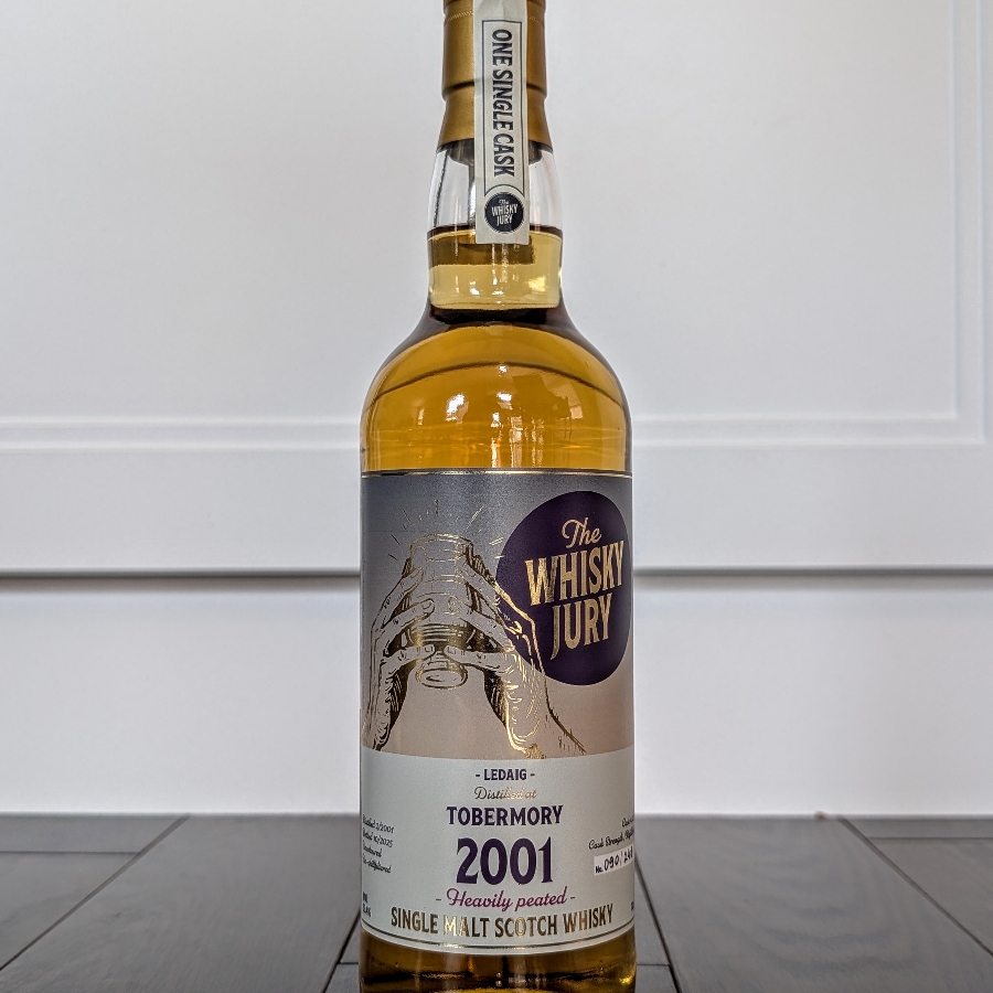 The Whisky Jury Ledaig 2001 24 Year Single Malt Scotch Whisky