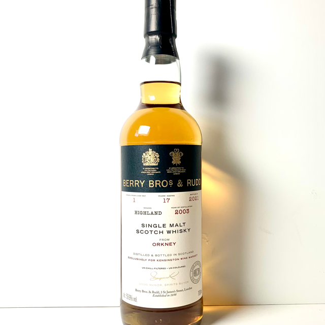 Orkney 2003 17 Year KWM Cask (Berry Bros. & Rudd)